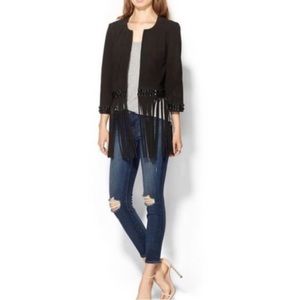 Piperlime Collection Suede Fringe Jacket